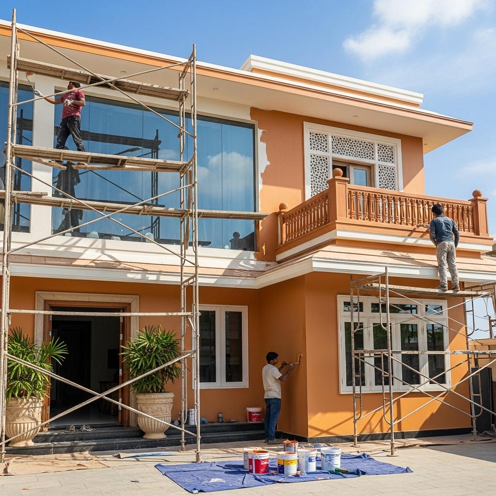 Exterior Facade Coating